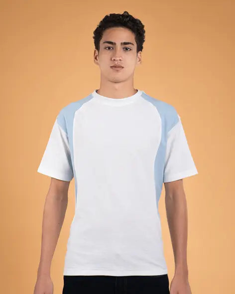Shoulder Accent Textured Tee  - LCY London