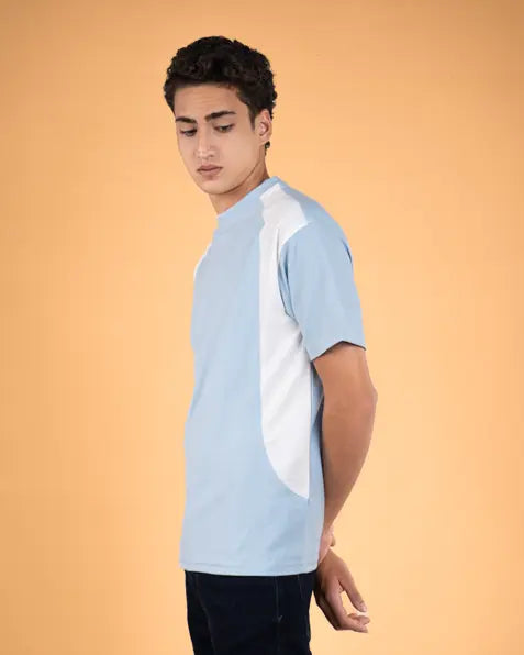 Shoulder Accent Textured Tee  - LCY London