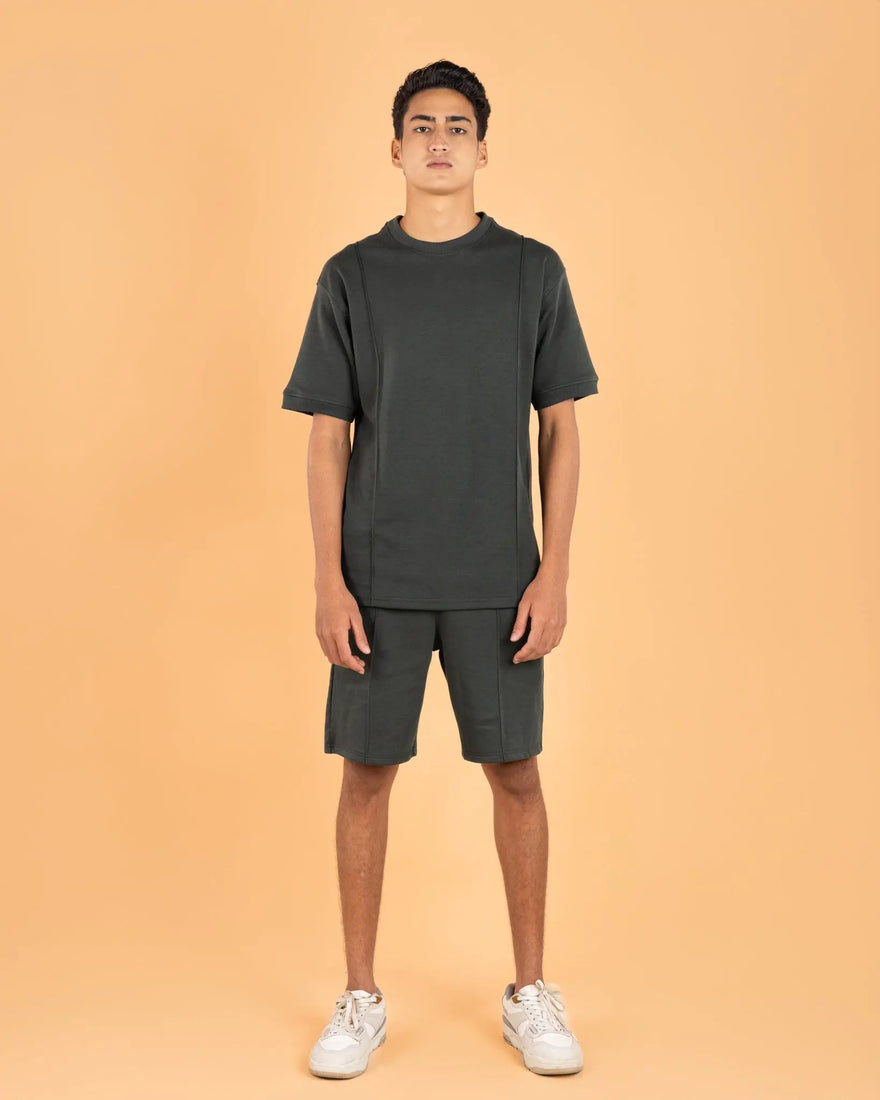 Signature Seam Crewneck and Shorts Coordinated Set  - LCY London