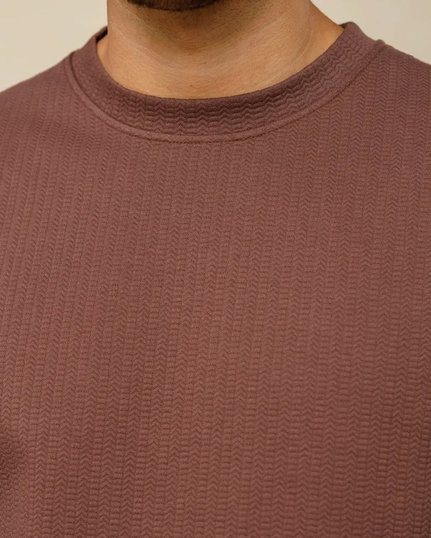 Textured Crewneck Jumper  - LCY London