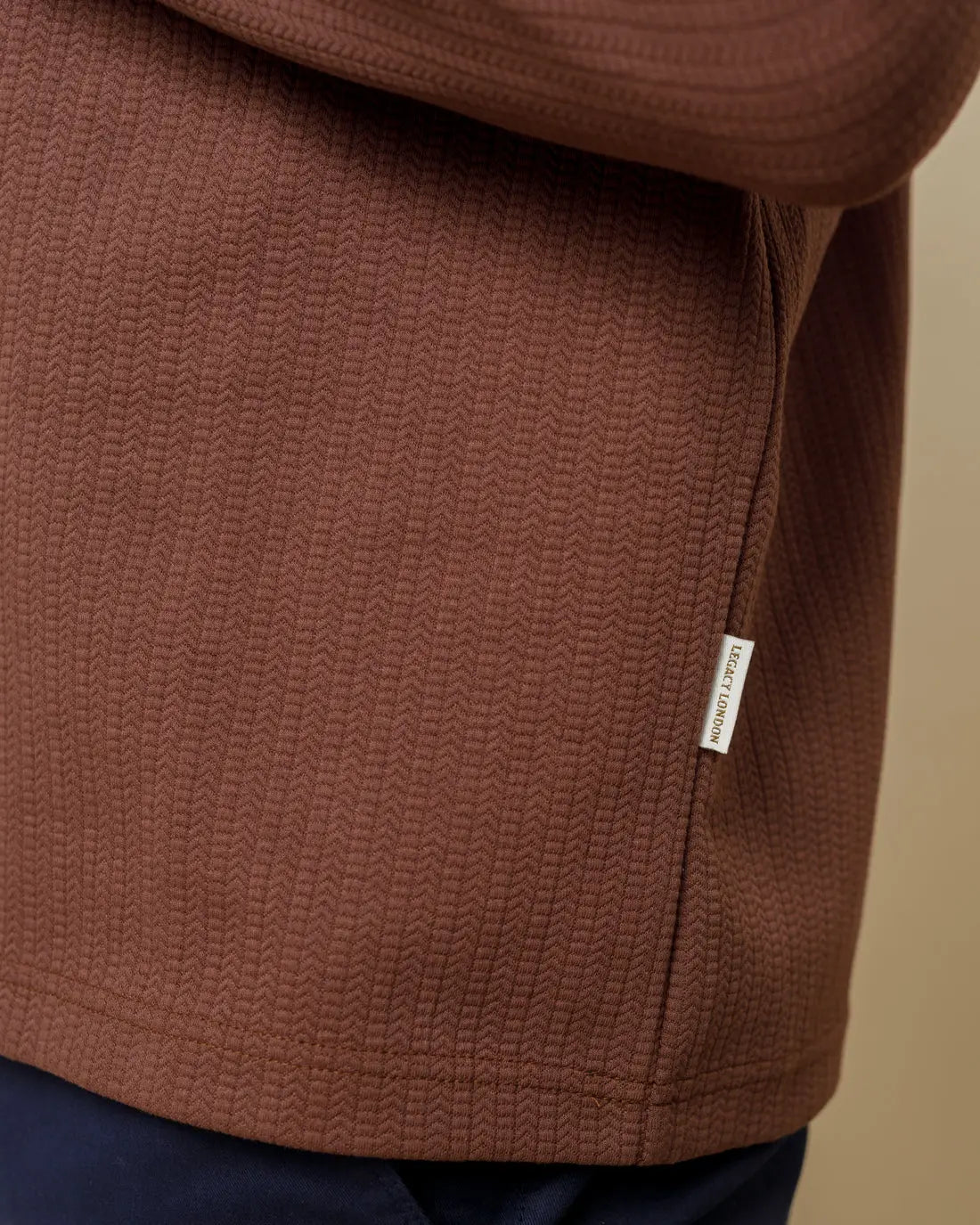 Textured Crewneck Jumper  - LCY London