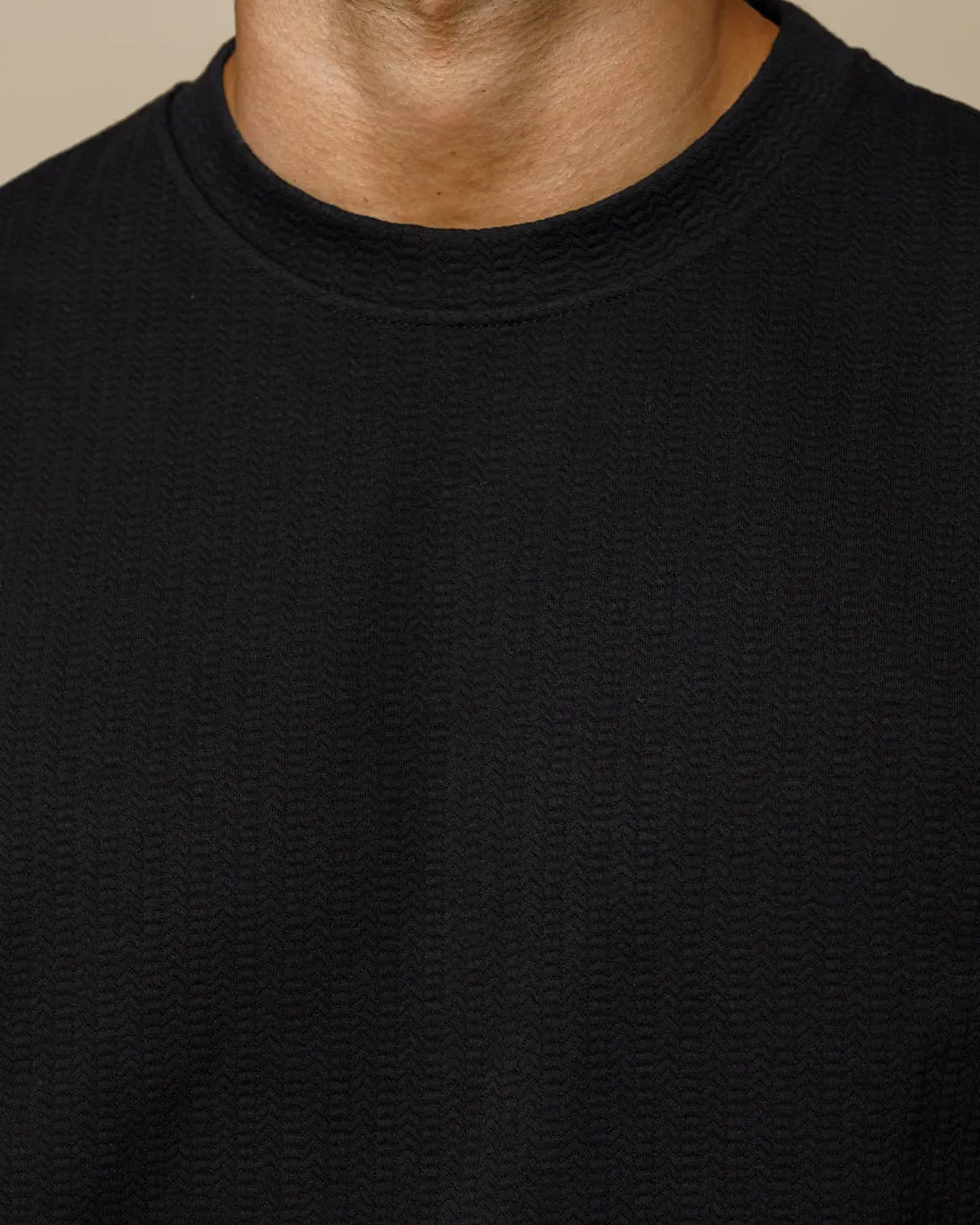 Textured Crewneck Jumper  - LCY London