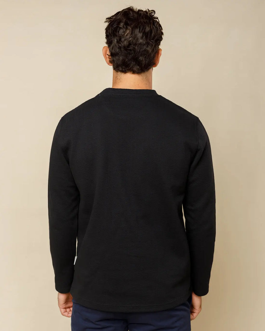 Textured Crewneck Jumper  - LCY London