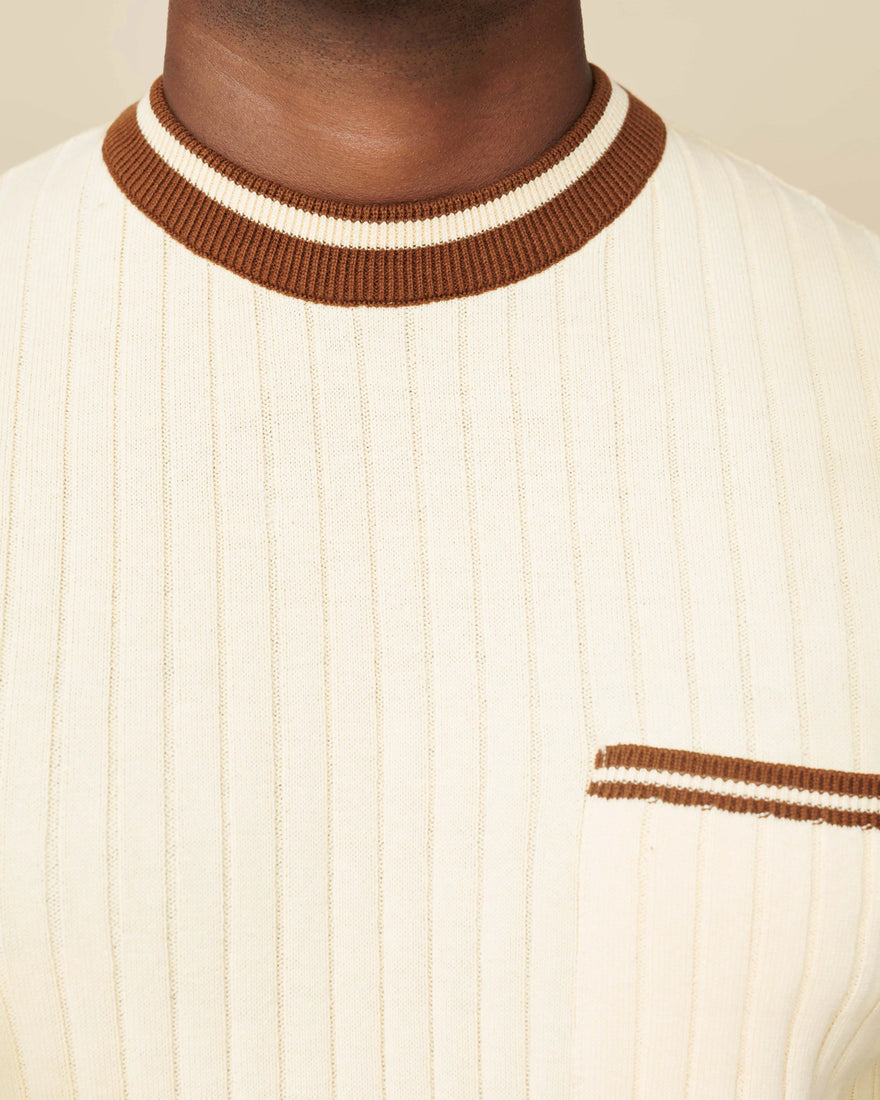 The Heritage Cotton Tee Butter-XL - LCY London