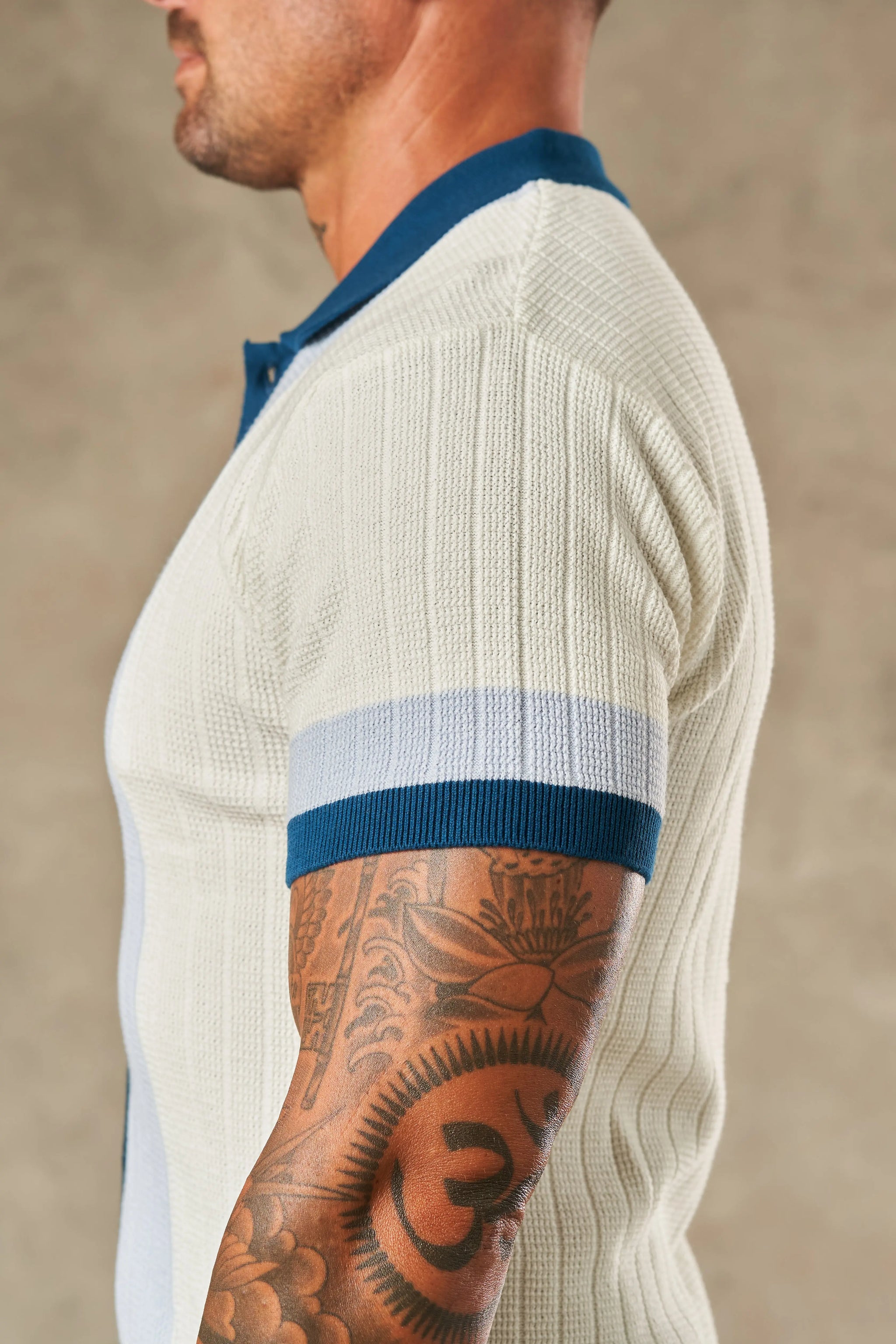 Tri Tone Riviera Button Down Shirt  - LCY London