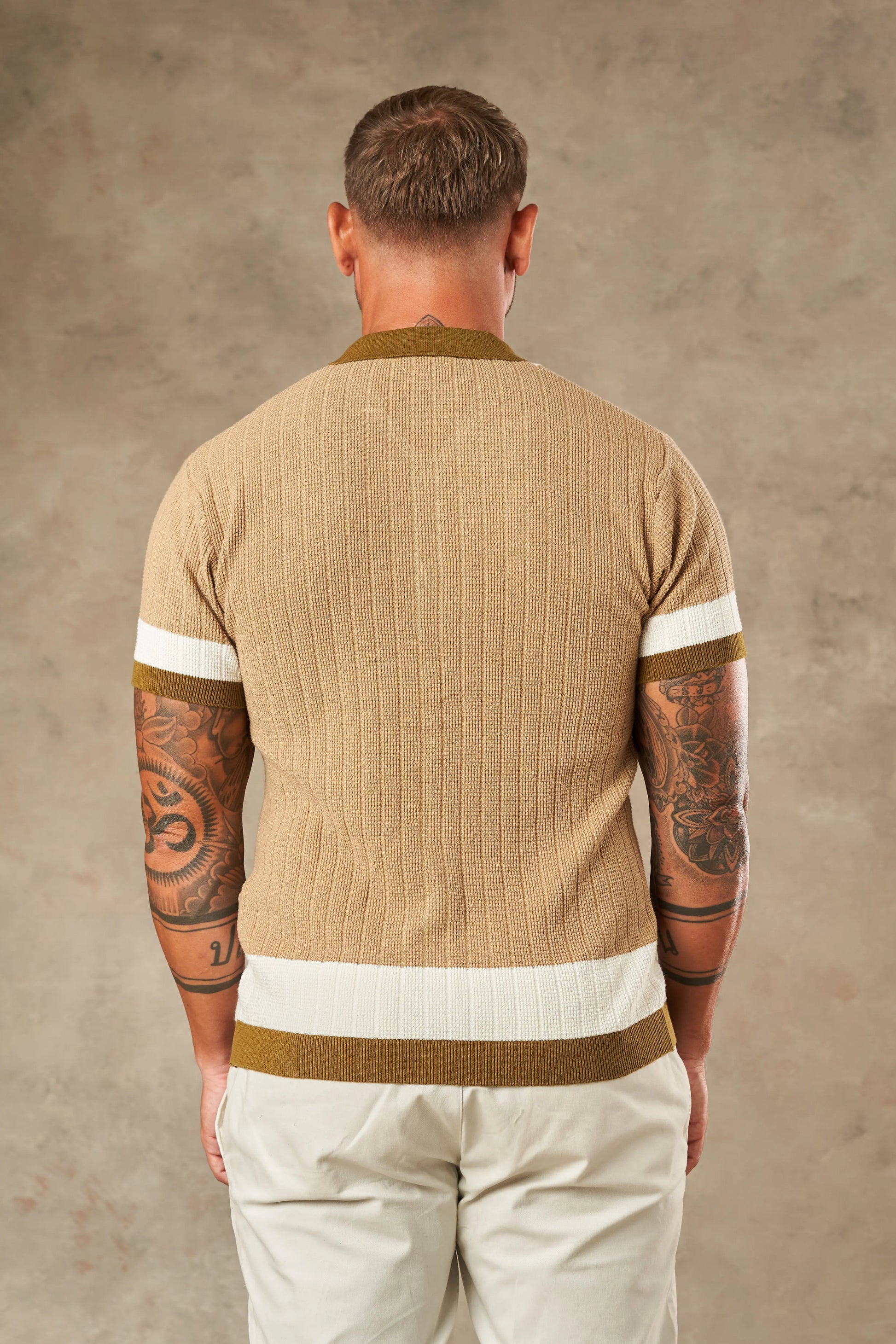 Tri Tone Riviera Button Down Shirt  - LCY London