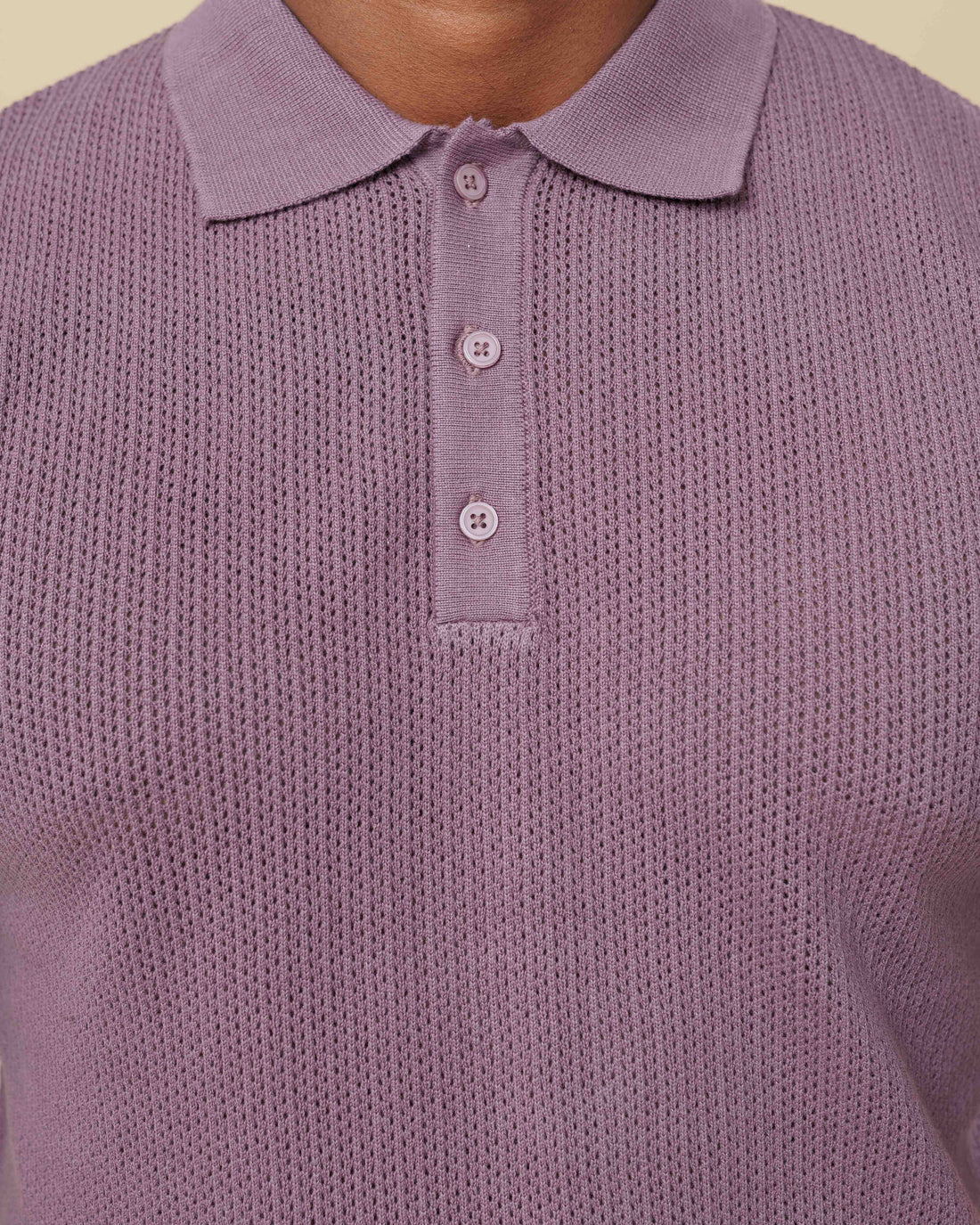 Zig Zag Jacquard Cotton Polo  - LCY London