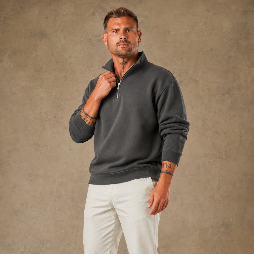 Zipper Sweater  - Legacy London