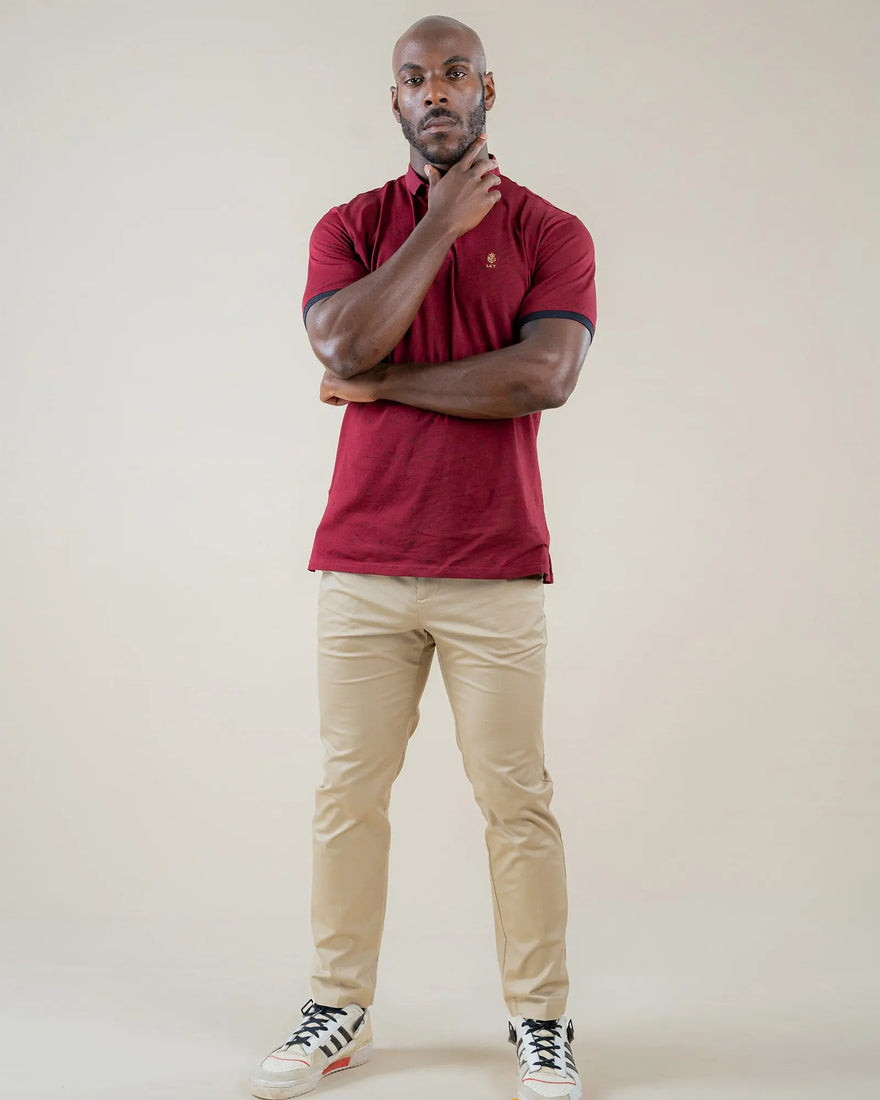 LCY LONDON | Signature London Printed Mens Polo Shirt LCY London