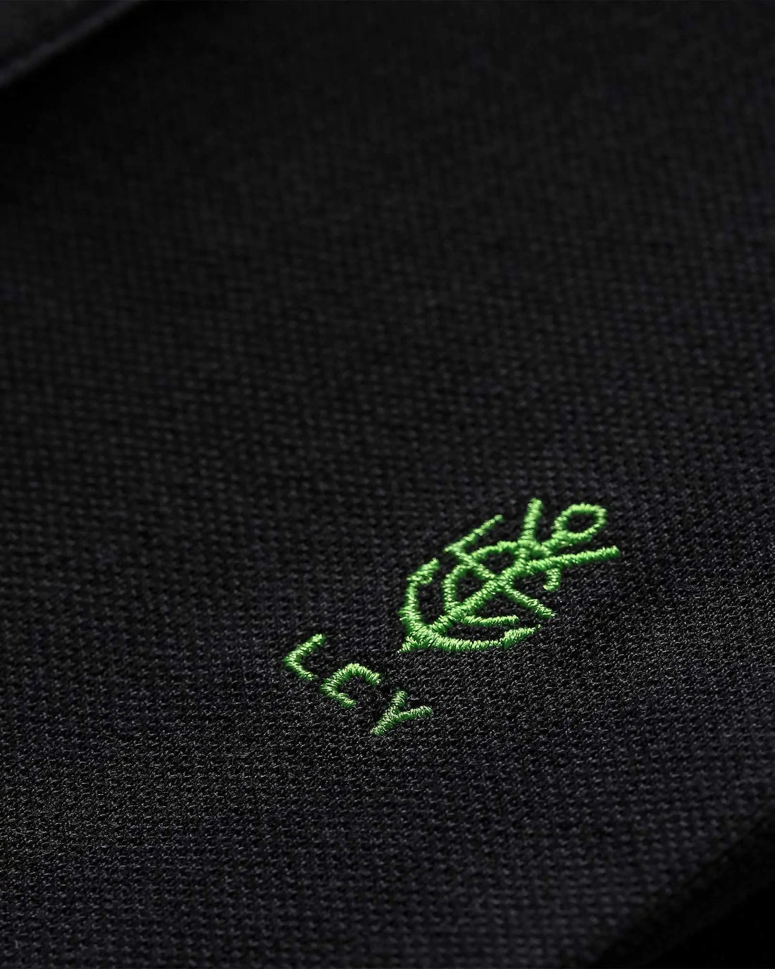 LCY London | Capsule Collection - Contrasting Vertical Striped Men's Mandarin Polo LCY London