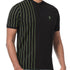 LCY London | Capsule Collection - Contrasting Vertical Striped Men's Mandarin Polo LCY London