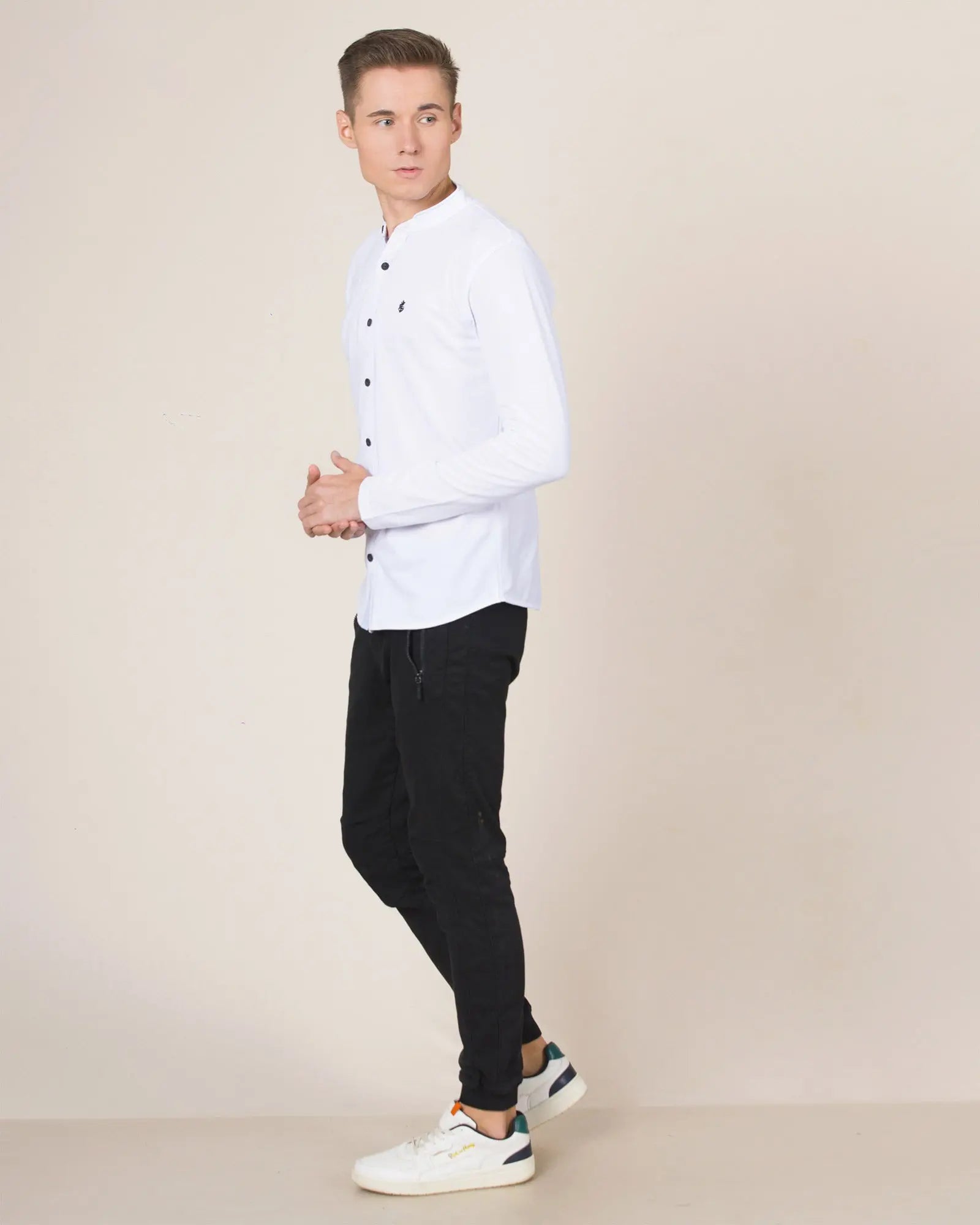 LCY London | Capsule Collection - Men's Hybrid Long Sleeved Shirt | Full Buttoned LCY London