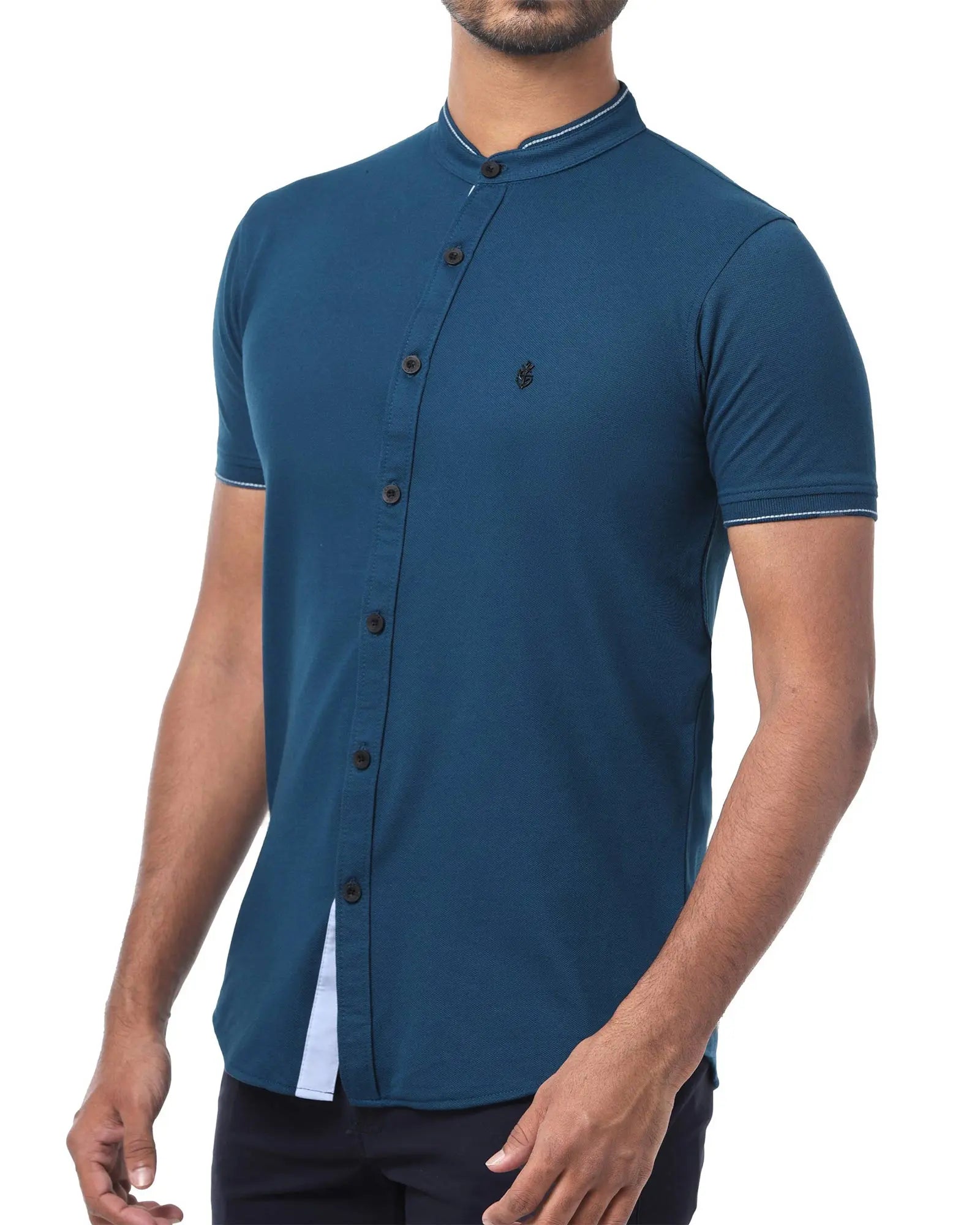 LCY London | Capsule Collection - Men's Hybrid Short Sleeved Shirt | Full Buttoned LCY London
