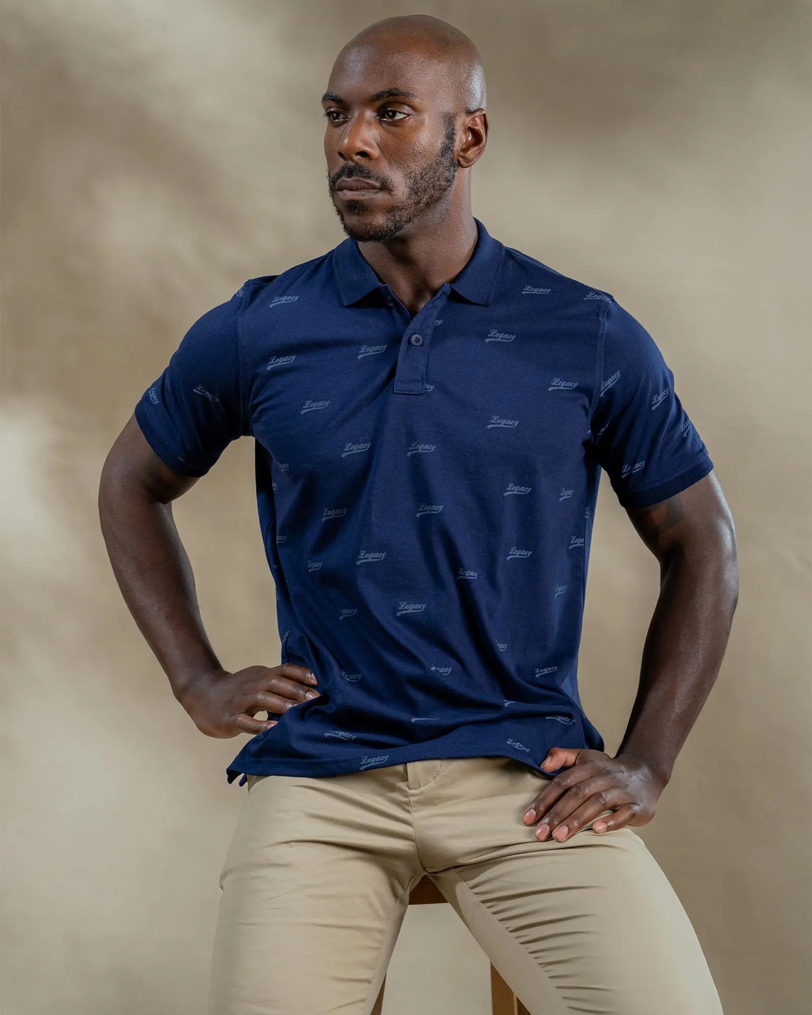LCY London | Logo Looks - Short Sleeved Men's Legacy Printed Shirt LCY London