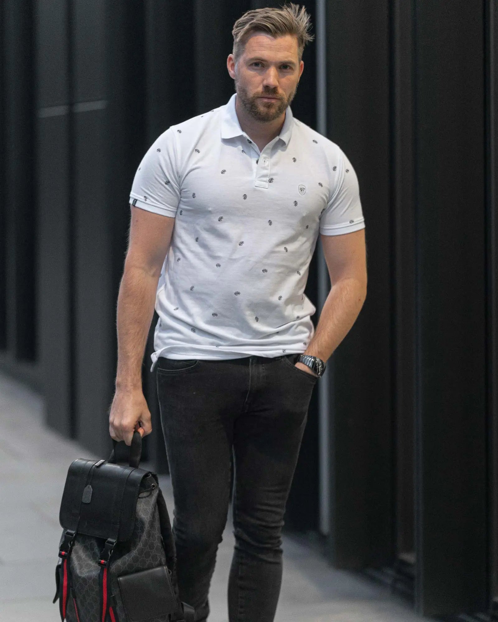 LCY London | Logo Looks - Short Sleeved Men's Printed Shirt LCY London